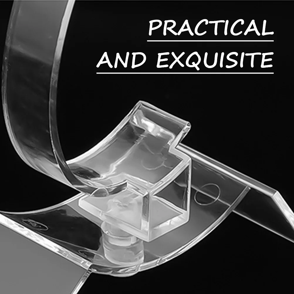 20 Pcs Acrylic Watch Display Stand Transparent Bracelet Holder Clear Storage Rack for Home Office Jewelry Showcase Watch Rack