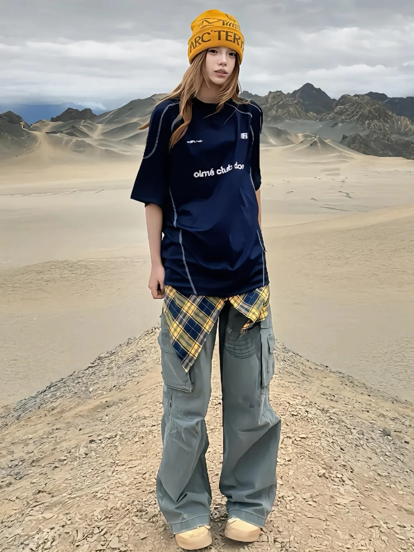 

ey Casual Straight Leg Workwear Pants Multiple kets Hole Design Men Women Summer Cleanfit Wide Leg Retro Straight Pants