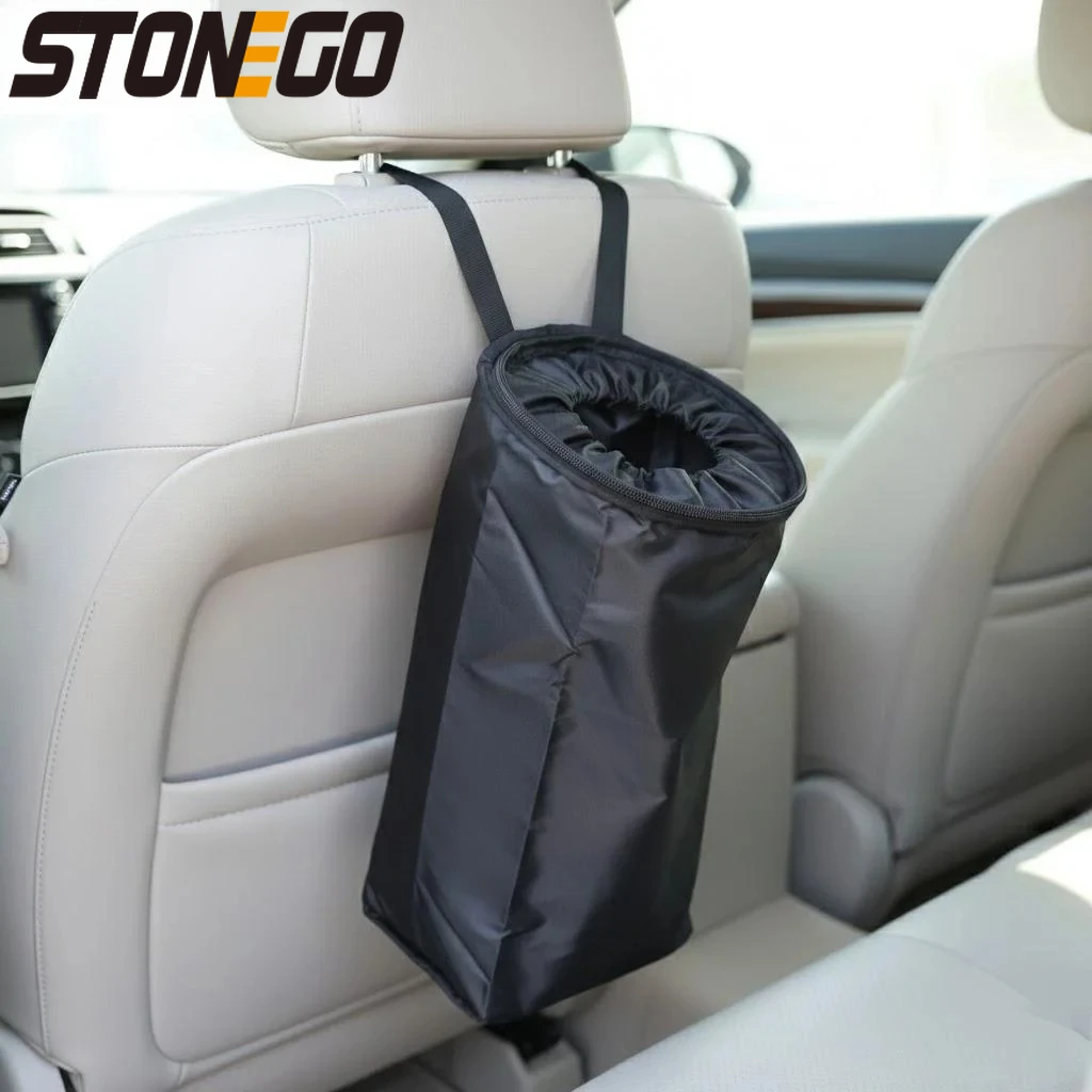 

Waterproof Car Trash Bag 38x18x12cm Litter Container Garbage Bin Organizer Vehicle Storage Essential Auto Interior Accessories