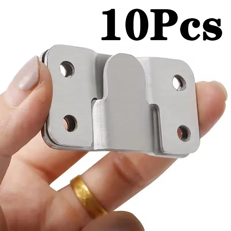 10pcs Stainless Steel Hanging Buckle Insert Picture Frame Mirror Frame Hanging Picture Buckle Bed Mirror Picture Frame Buckle