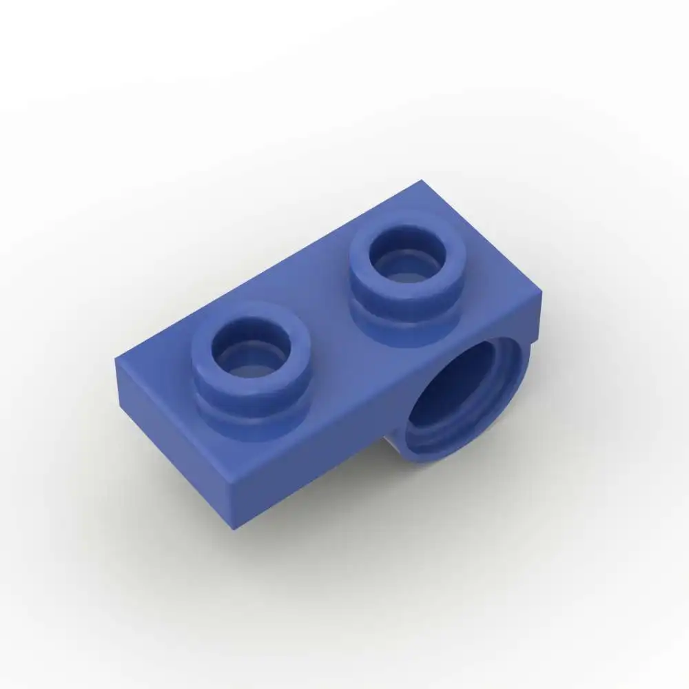 

MOC 10PCS Part Bricks 18677 1x2 With a Hole Plate Building Blocks With Pin Modified Particle Puzzle Idea Toys Birthday Kid Gifts