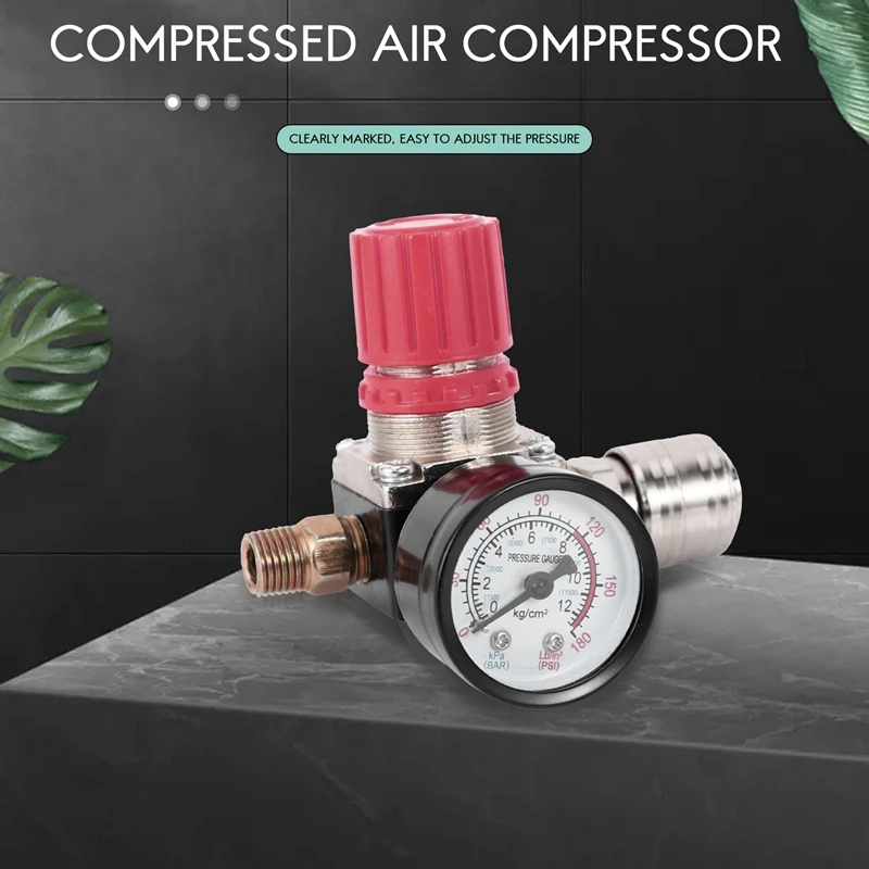 New 1/4 Inch Pressure Reducer, EU Standard Pressure Regulator