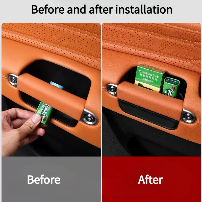 For GWM Tank 300 2026 Car Door Handle Storage Box Expansion Space Storage Organizer Box Car Interior Modification Accessories detail image 5