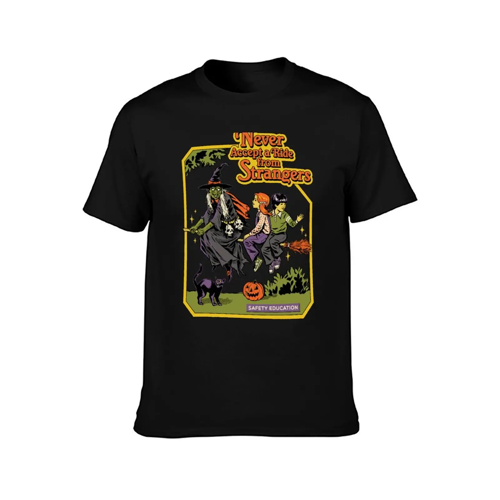 Never Accept A Ride T-Shirt Large Size Casual Tee Shirt T-Shirt