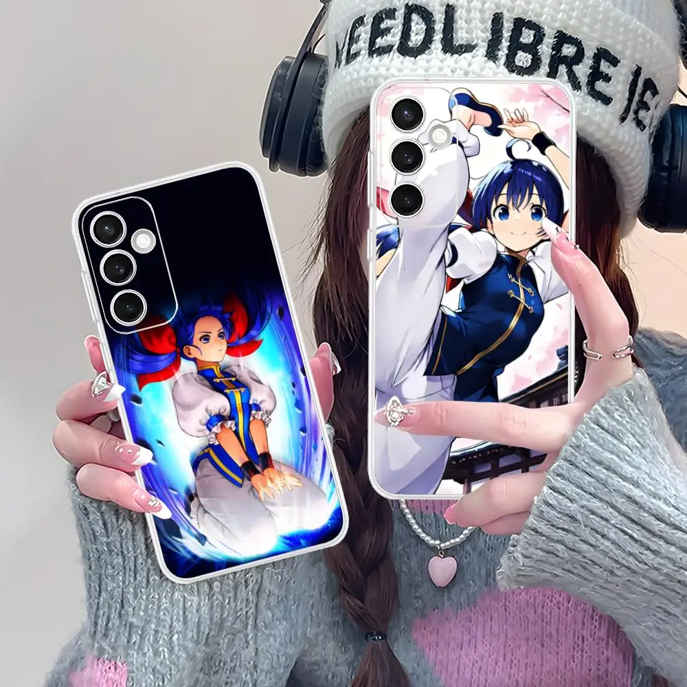 Чехол для телефона Fatal Fury Hotaru Futaba для Samsung Galaxy S25 S24 S23 S22 S21Plus FE Ultra Clear Color Cover Роскошный смартфон