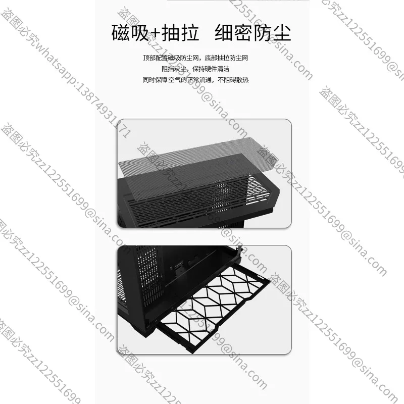 Suitable for Dreamer Plus Panoramic Fish Tank Sea View Room Host Case ATX360 Water-cooled Computer Case 40 Series Graphics Card
