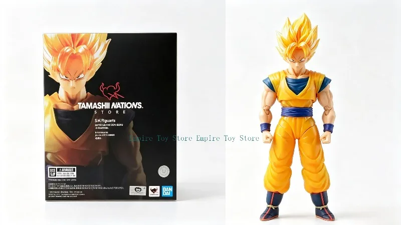 【In‑stock】Bandai S.H.Figuarts Dragon Ball Z TNT Super Saiyan Goku Z Fighter Collectible Action Figure Model Toy DT