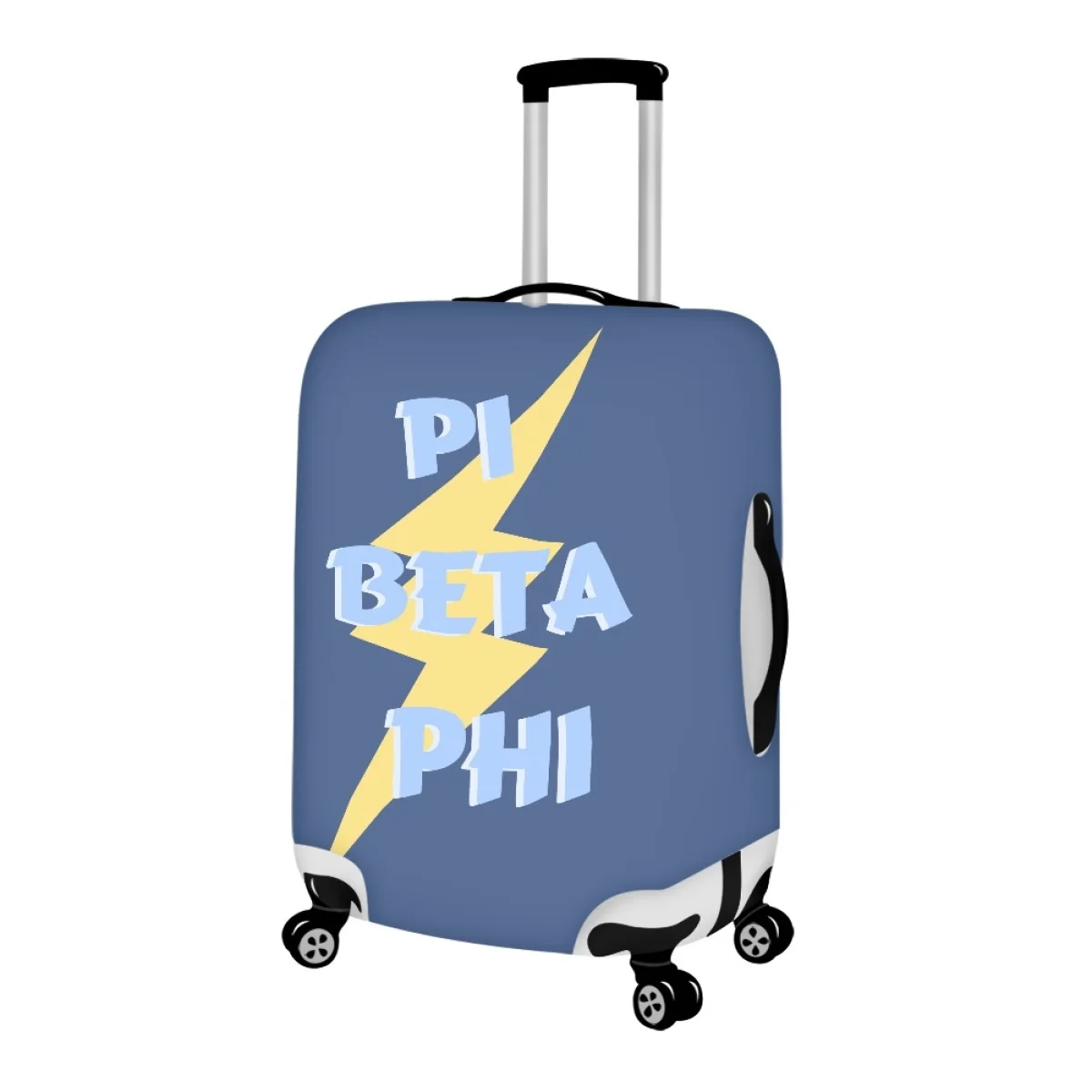 FORUDESIGNS Pi Beta Phi Luggage Covers Durable Fashion Suitcase Protective Cover Vacation Travel Accessories Protection