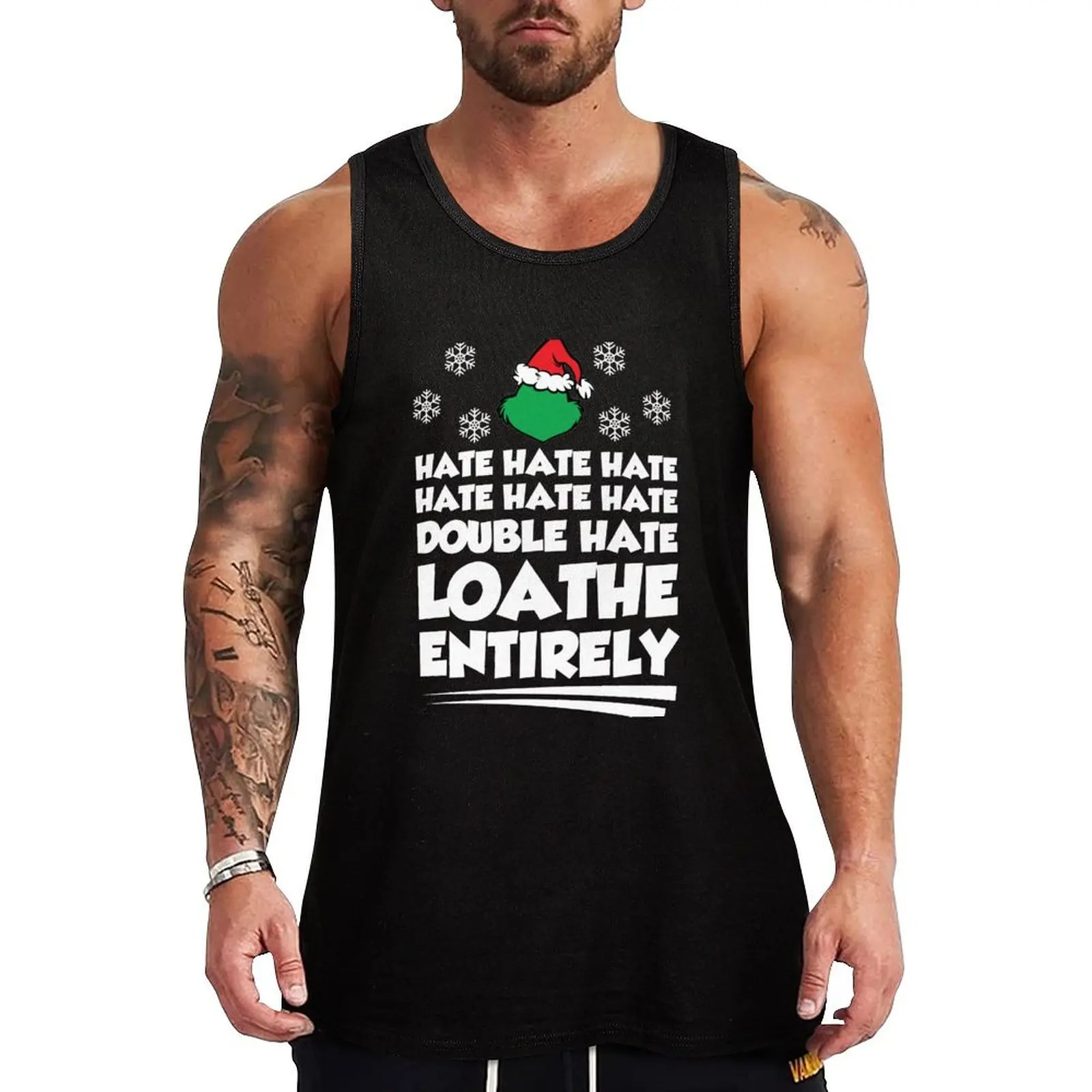 Loathe Entirely Tank Top Working vest gym training accessories tops gym clothing men