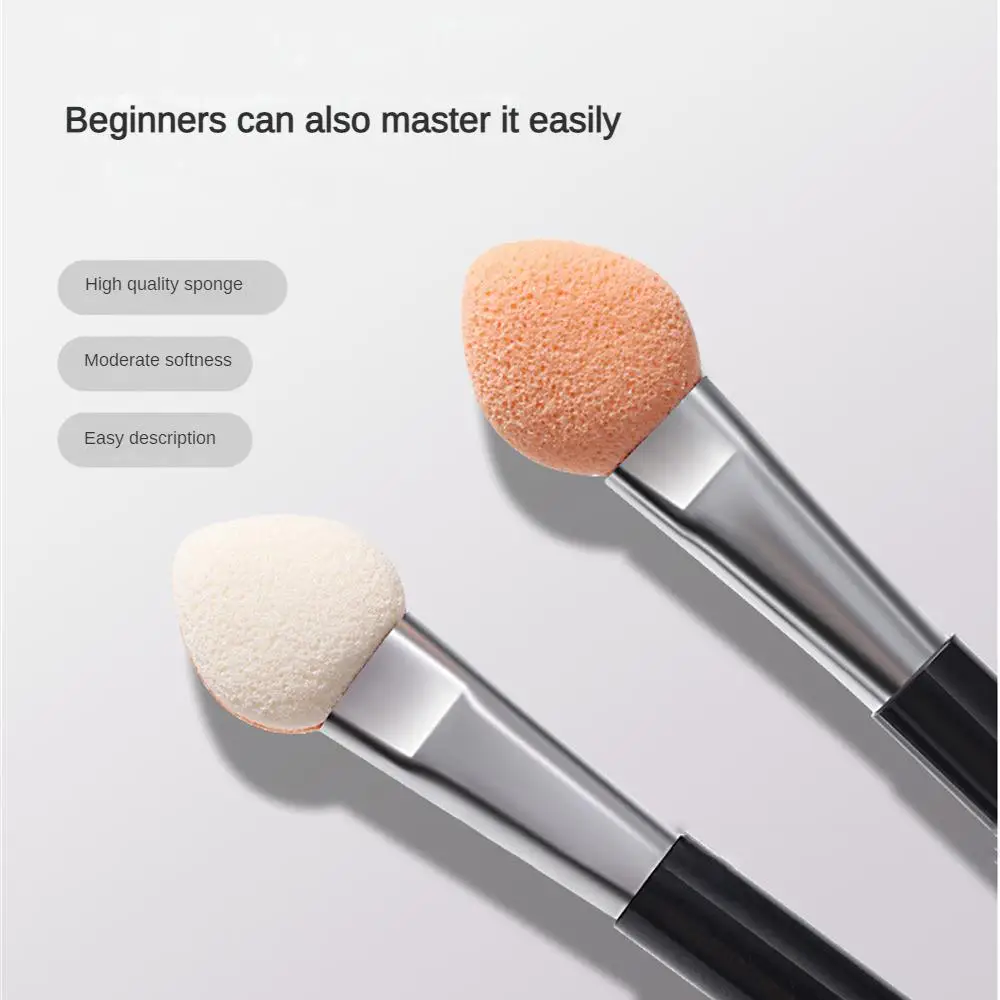 Bastoncino di spugna a doppia estremità bastoncino di cotone facile da colorare spugna di alta qualità pennello morbido per ombretti strumenti di bellezza strumenti per Manicure