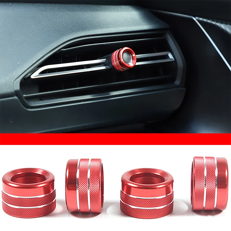 

For Subaru WRX/Levorg 2022+ Car Interior Modification Accessories Automotive Air Outlet Adjustment Knob Ring Aluminum Alloy