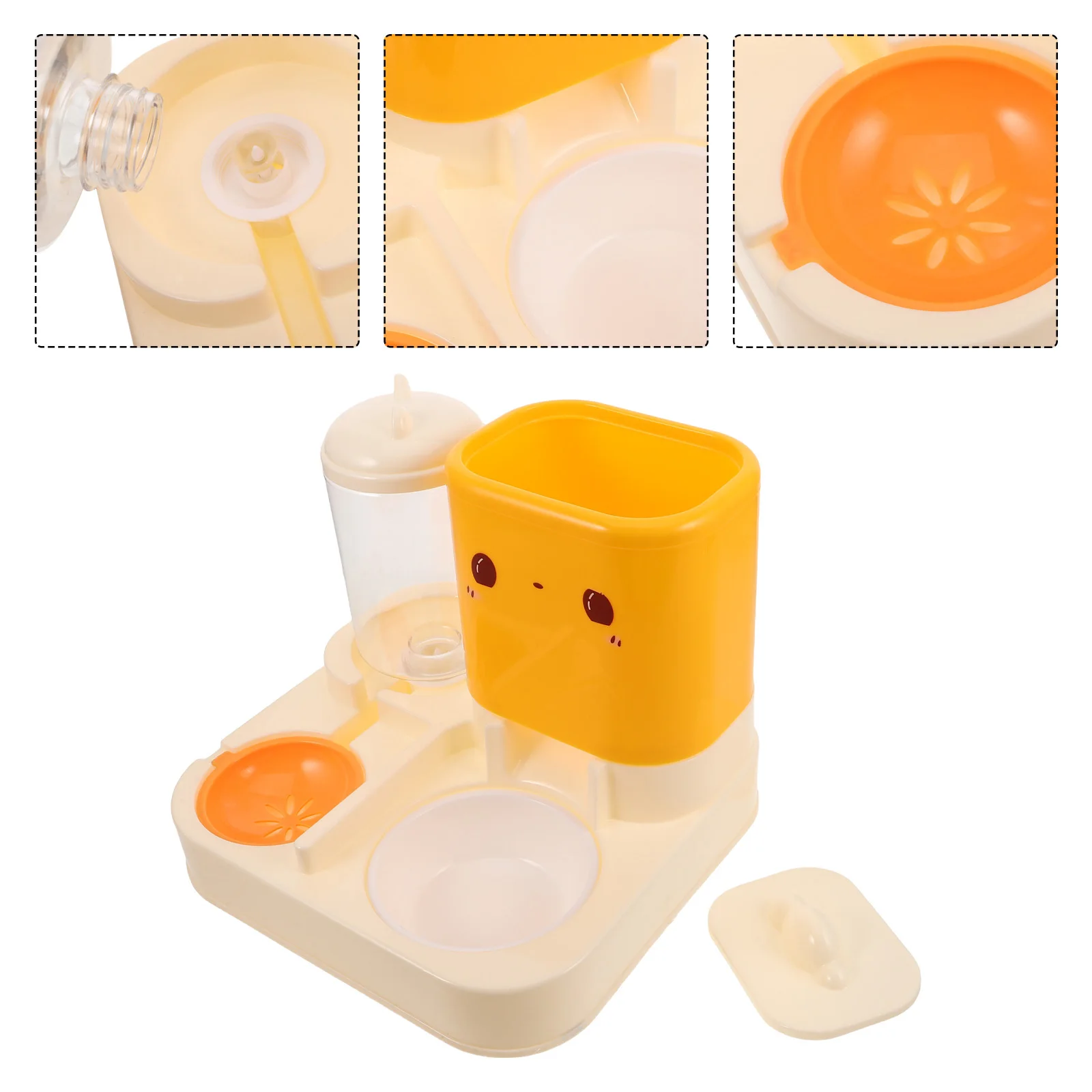 

Automatic Pet Feeder Double Bowl for Cat Dog Food Water Dish Dual Feeding Station Self Filling Water Bowl Pet Feeding and