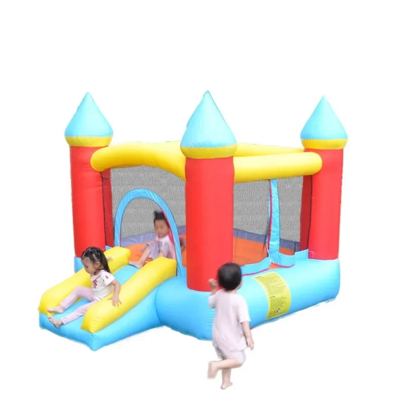 children trampoline house inflatable bouncing castle party indoor and outdoor inflatable amusement park naughty castle