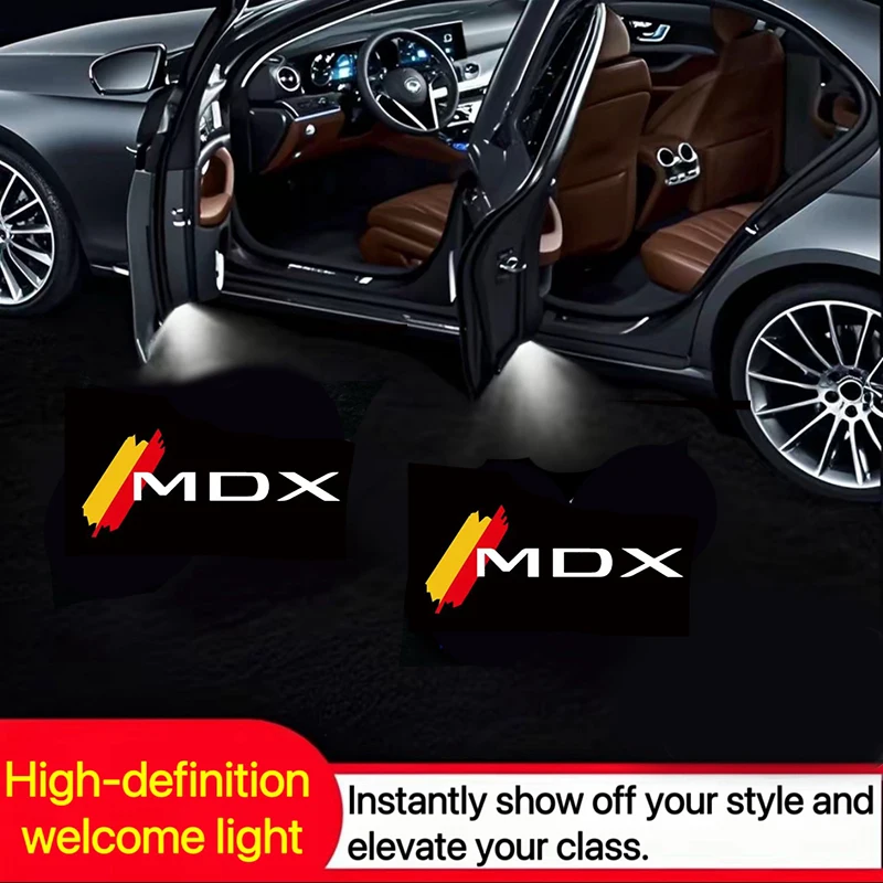 

LED Welcome Logo Proiector Lamps Door Courtesy Lights for Acura MDX 2007-2017 2018 2019 RDX RLX ZDX TLX TL TSX Car Accessories