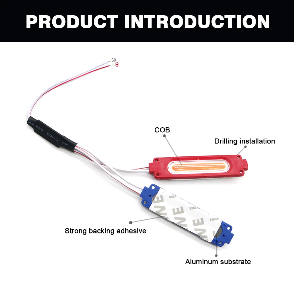 Module de Modification de voyant d'avertissement LED, 2 pièces, Module stroboscopique universel moulé par Injection pour éclairage de voiture et de moto