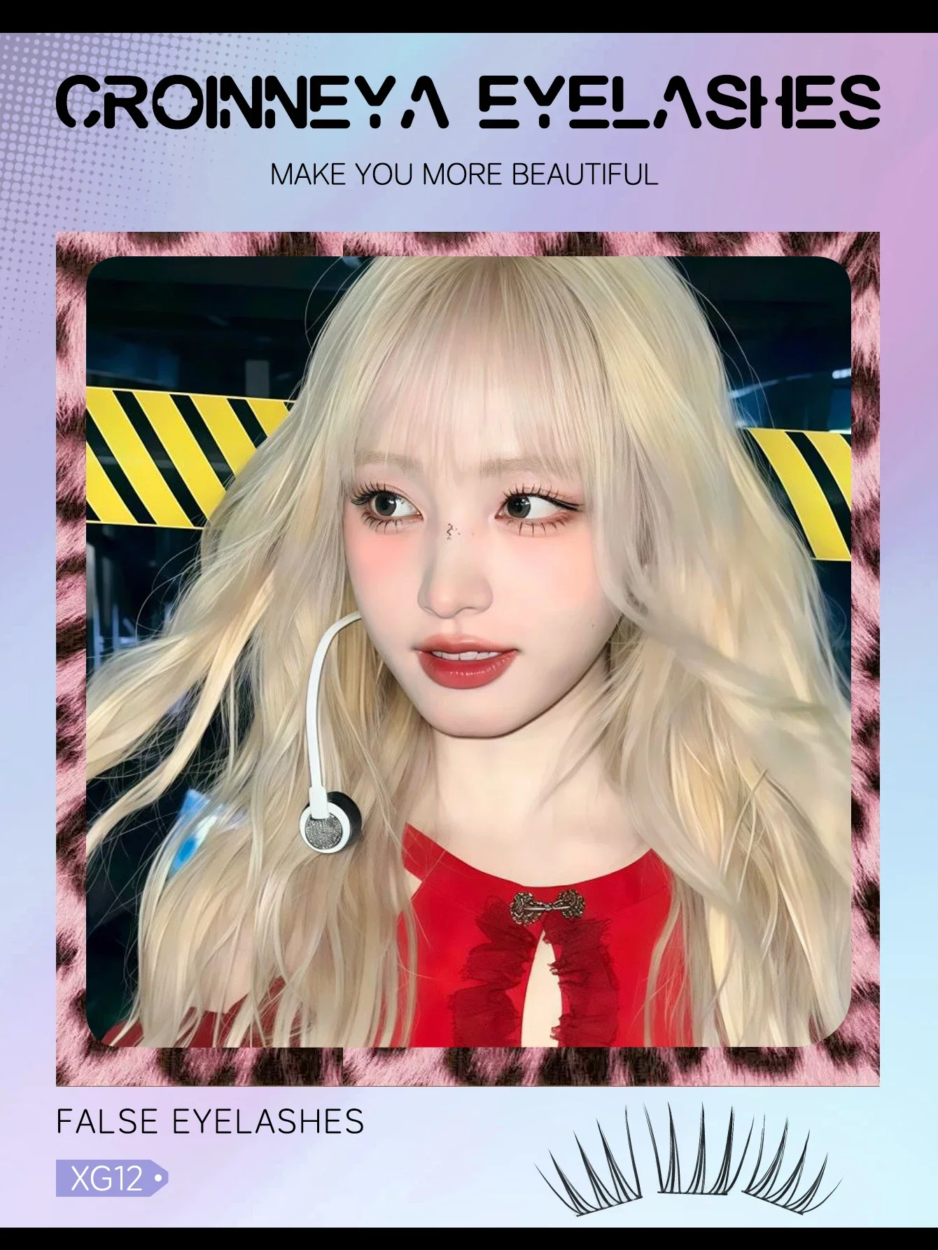 GROINNEYA Kit grappoli per ciglia Kit ciglia fai da te Ciglia Manga Volume Ciglia individuali Volume e aspetto naturale Estensione ciglia naturali