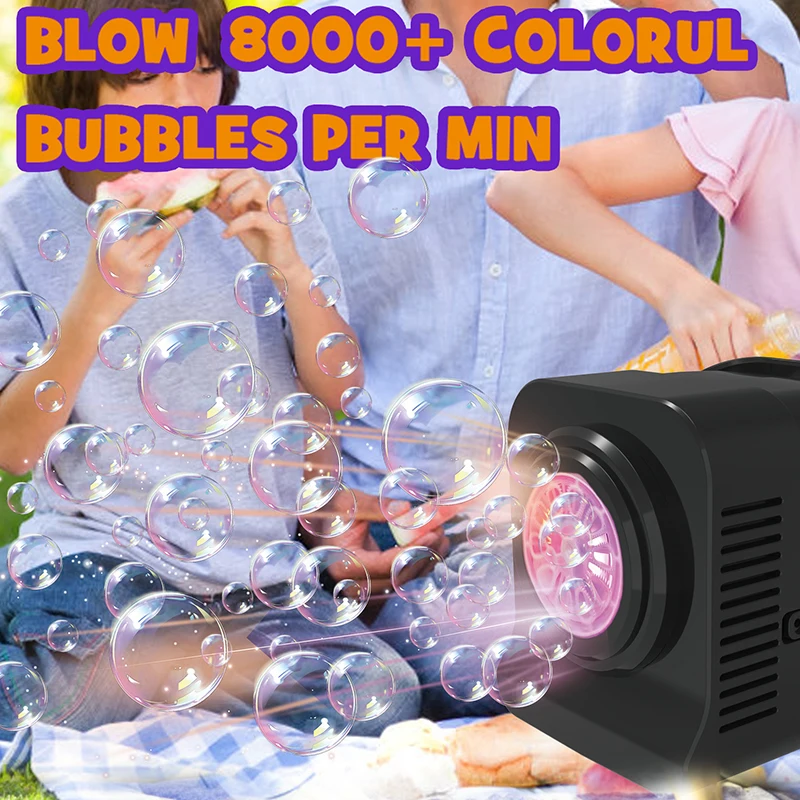 Bubble machine children's handheld bubble machine outdoor wedding props games holiday gifts without  bubble water batteries