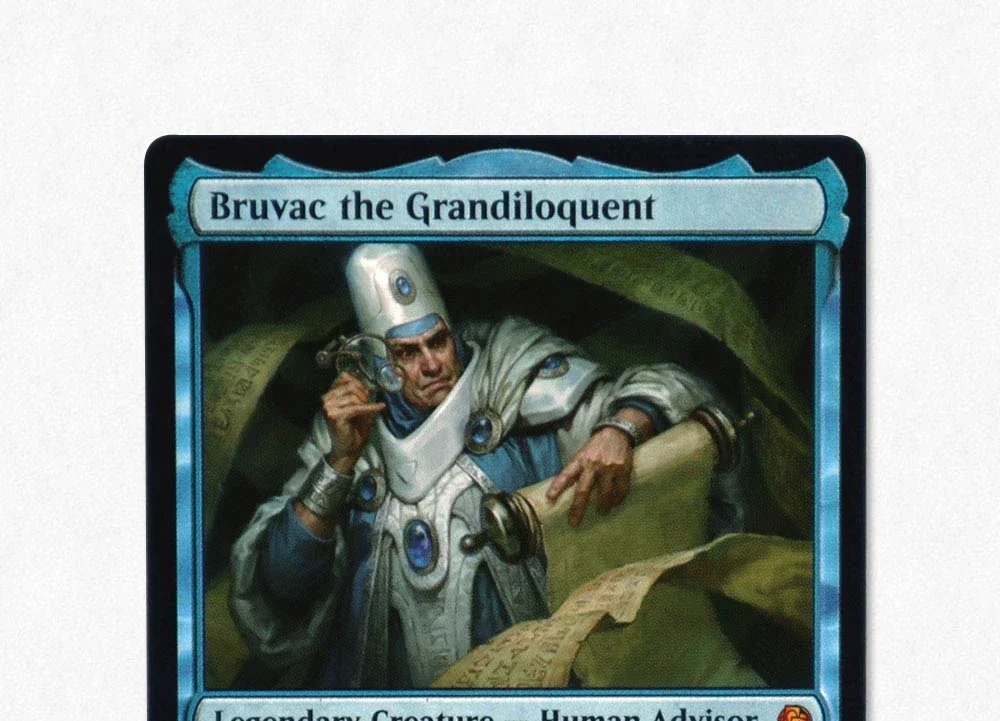 (Bruvac el Grandiloquente) Holo/Foil TCG tarjetas mágicas proxy juego calidad Proxy reunión juego de mesa juego de cartas coleccionables Proxy