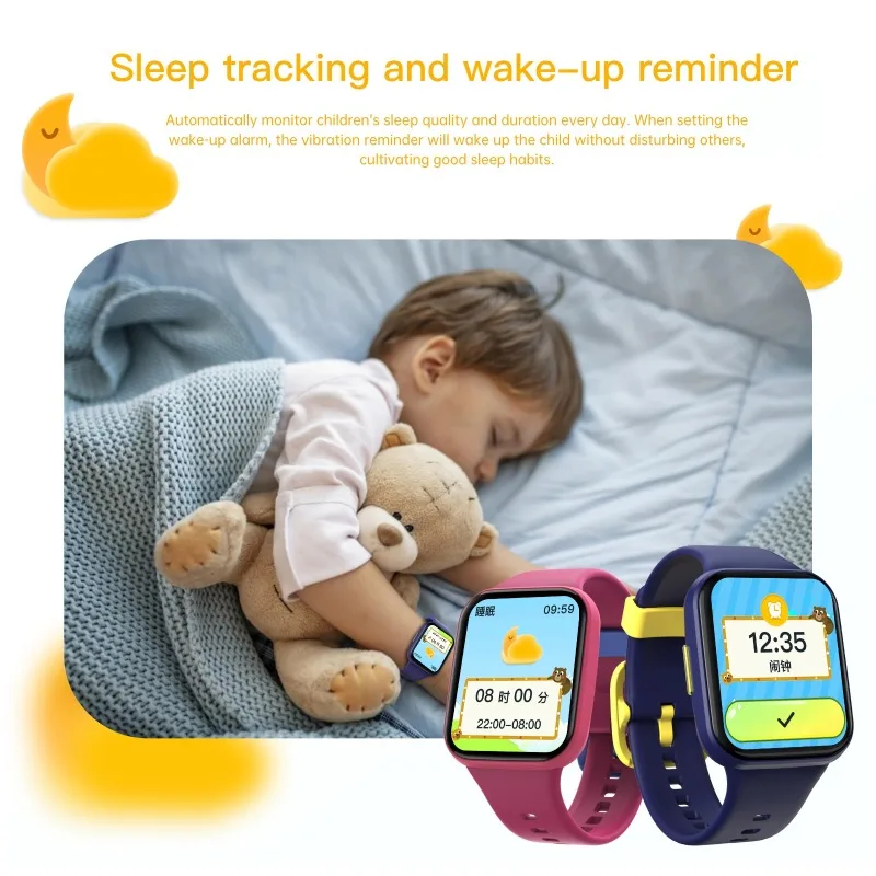 جديد للأطفال ساعة ذكية مراقبة صحة الطفل Smartwatch بنين بنات هدية رسالة تذكير الرياضة المنبه سوار ساعة
