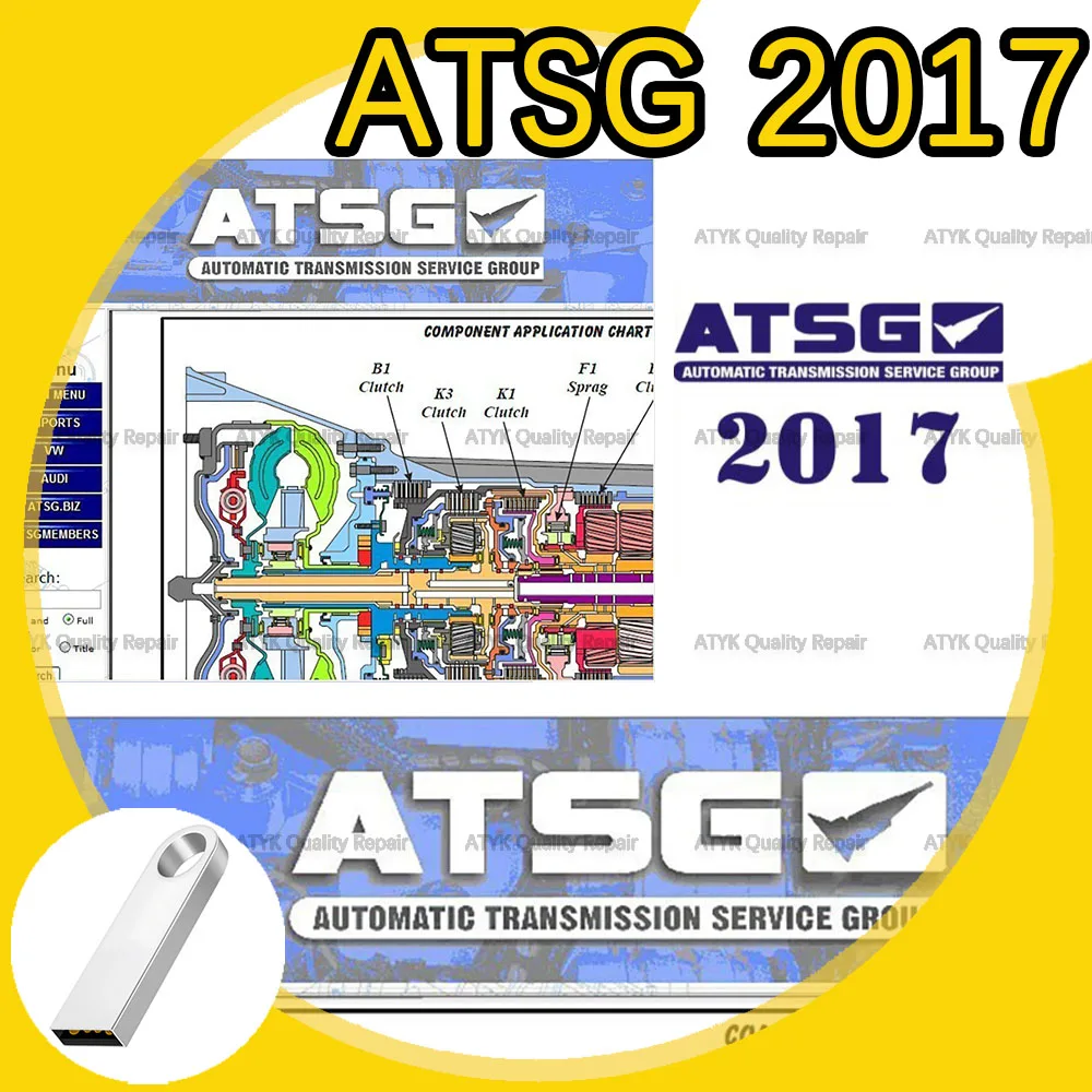 自動送信サービスグループ、atsg 2017、自動車修理ツール、車のメンテナンスツール、車のツール、データ情報の調整、新しいvci、atsg2017