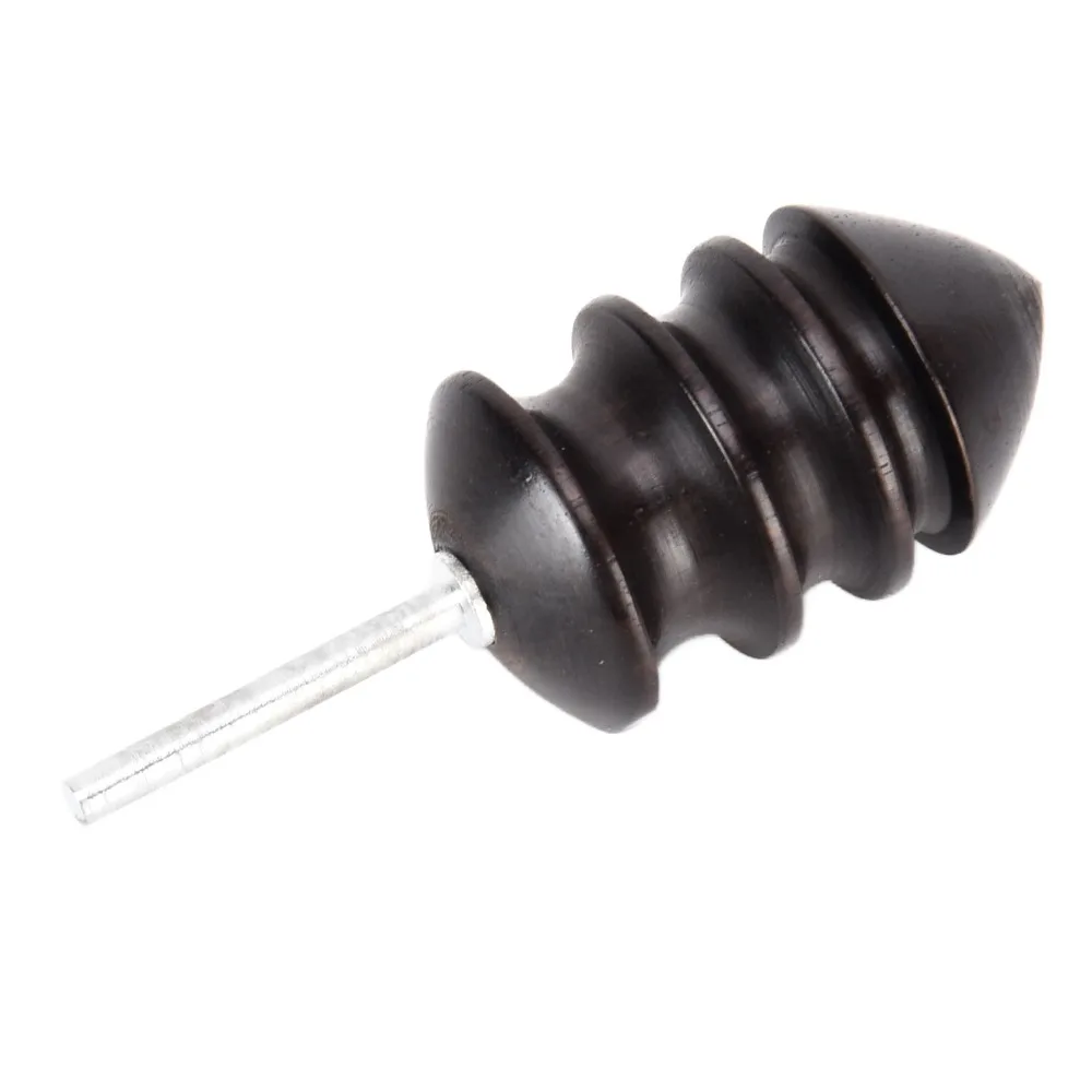 2Pcs Comfortable Grip Leather Burnishing Tool Polishing Head Design Leather Edge Burnisher Polished Rod Tool Belt Making