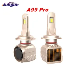 A99 Pro Canbus LED 헤드라이트 전구 오류 없음, H1 H4 H7 H8 H9 H11 9005 9006 9012 H4 LED 헤드라이트 안개등, 120W H7