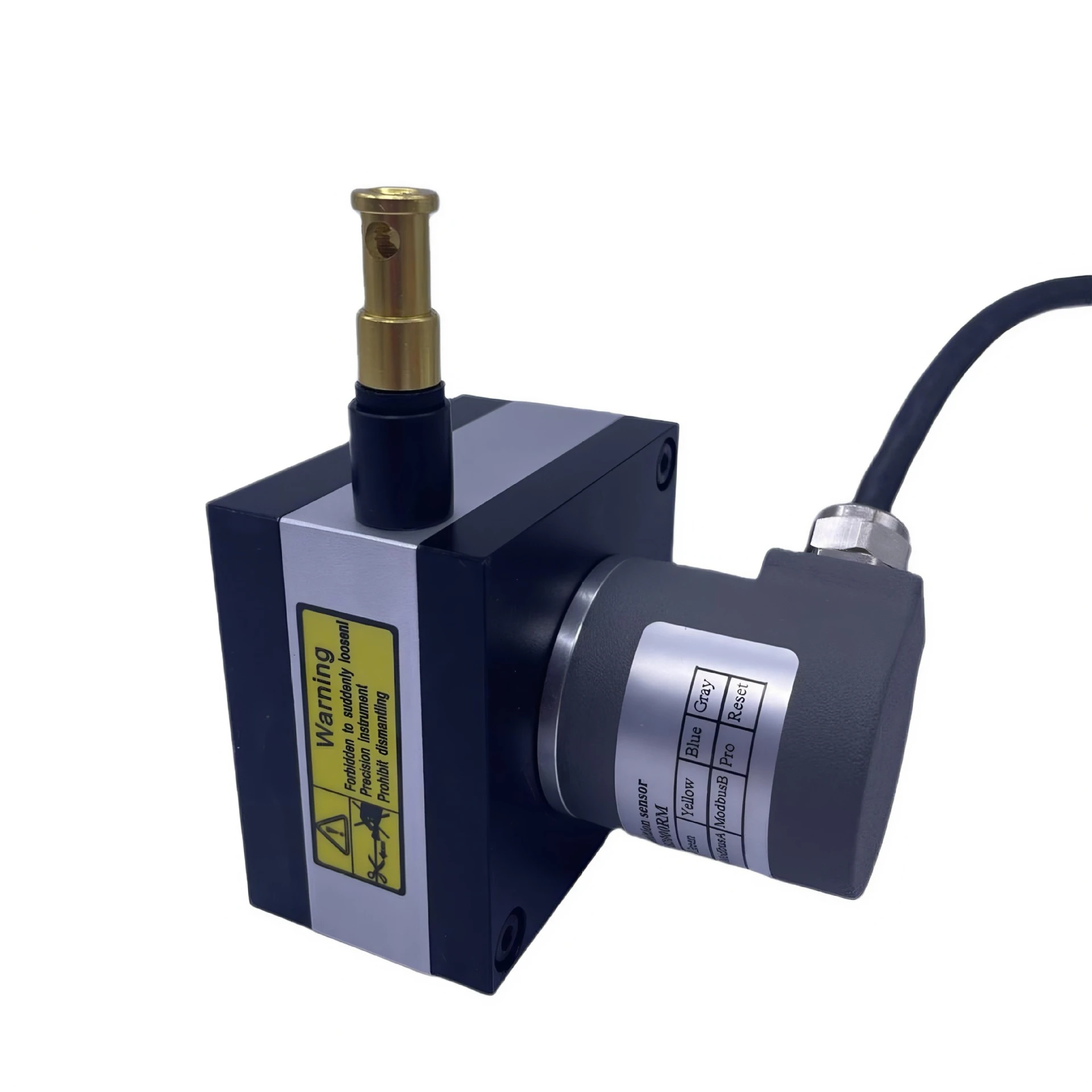 Cable displacement sensor, cable encoder