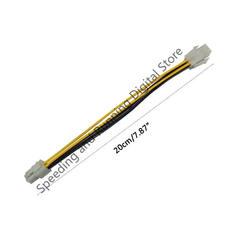 ATX 4 دبوس ذكر إلى 4Pin أنثى كابل الكمبيوتر وحدة المعالجة المركزية اللوحة الأم تمديد الطاقة إمدادات تمديد وصلة كابل موصل محول