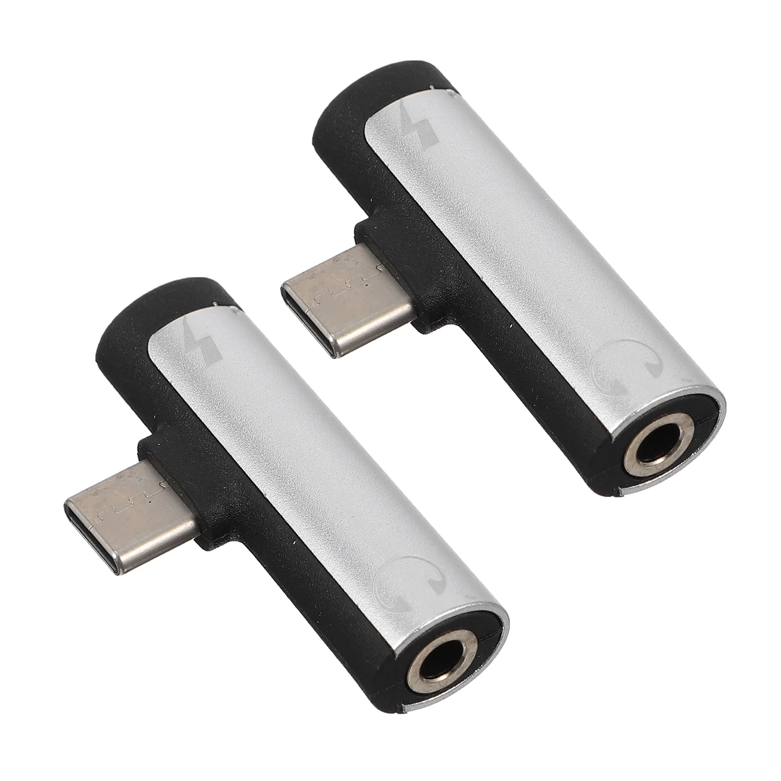 2 Pcs Adapter Charge Headphone Earphone Accessories Adaptor Aluminum Alloy Adapters Type-C 35mm