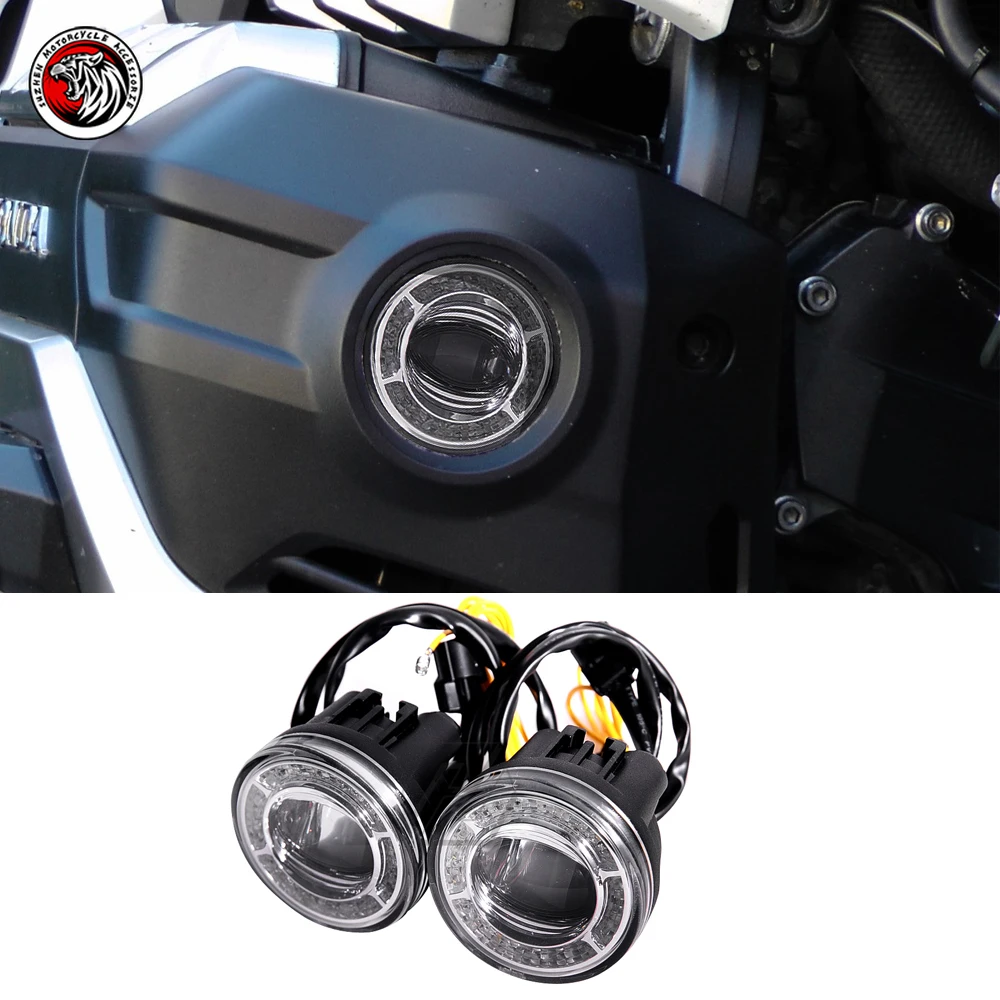 

LED Fog Light Bracket with Button Case for Honda Goldwing Tour GL1800 2018 2019 2020 2021