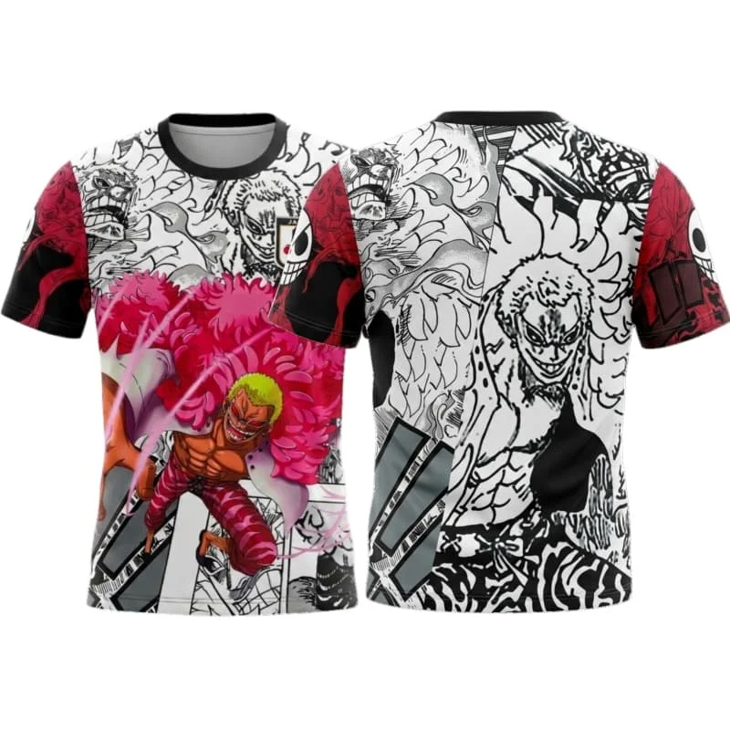 2026 Neues One Piece Zoro Themen-Trikot, Japanisches Anime-T-Shirt, Atmungsaktiv, Kurzarm, Unisex, für Erwachsene/Kinder, Familien-Set – Detail 7