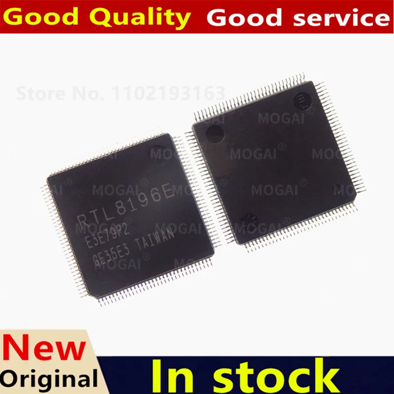 (2piece)100% New RTL8196E-CG RTL8196E RTL8196 QFP128 Chipset