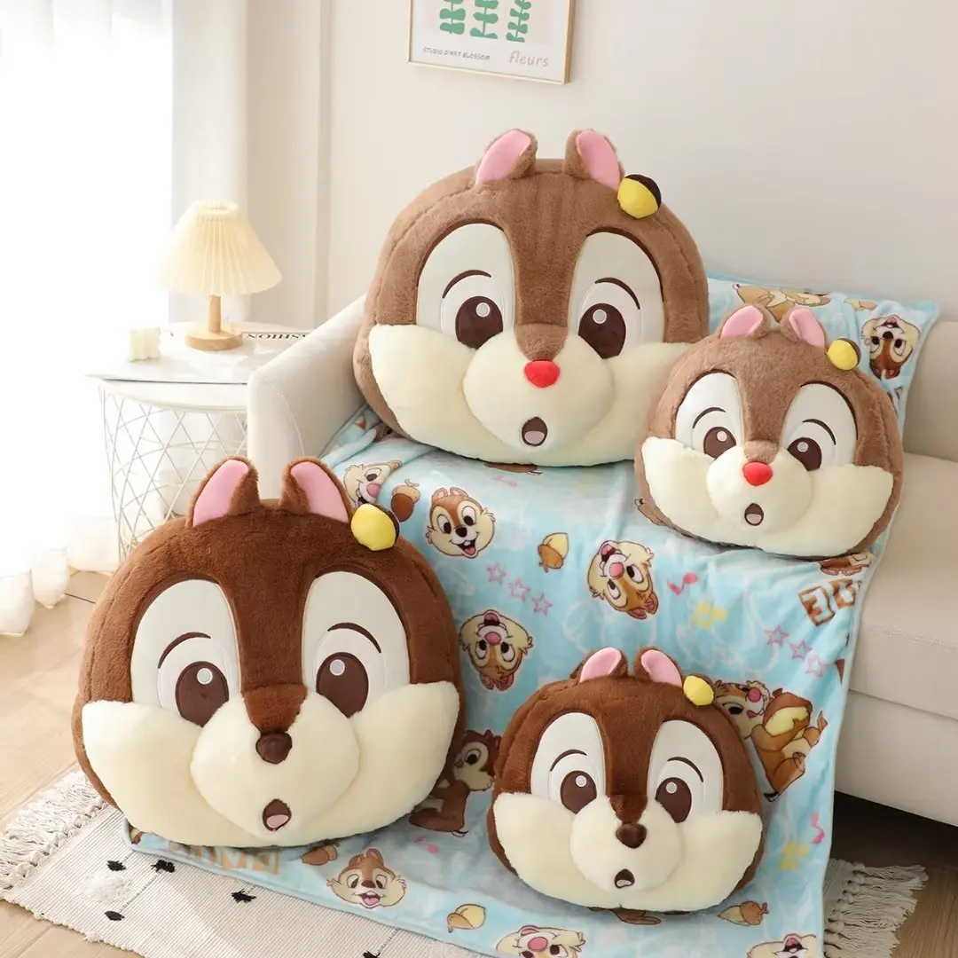 

Disney Chip and Dale Plush Toy Soft Hug Pillow Back Cushion Soft Comfortable Stuffed Anime Chipmunks Plushies Birthday Gifts