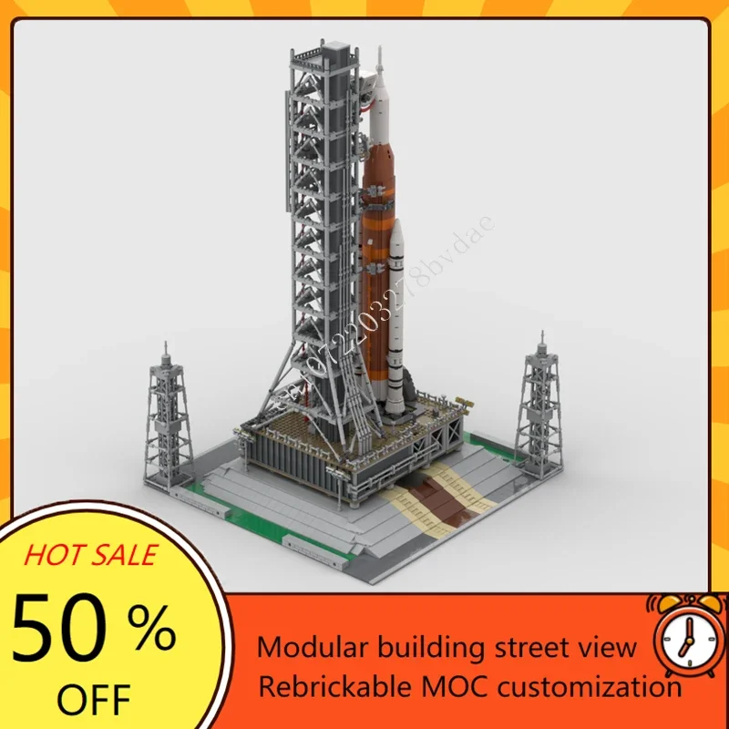 5513ピース 宇宙発射システム NASA アルテミス モジュール式MOC クリエイティブ ストリートビュー モデル カスタムパズル 建築 DIYモデル おもちゃ ギフト