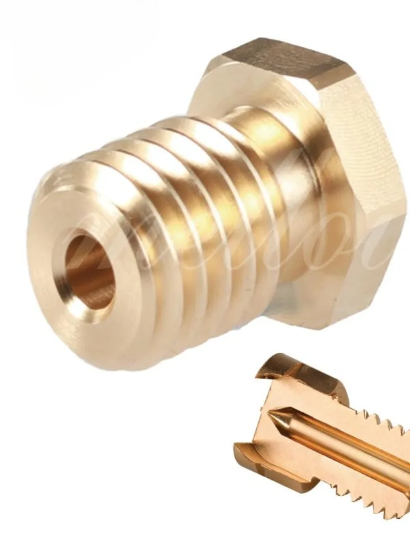 1 High Quality Brass Nf V6 Nozzles Hotend E3D Nozzles 3D Printed Accessories