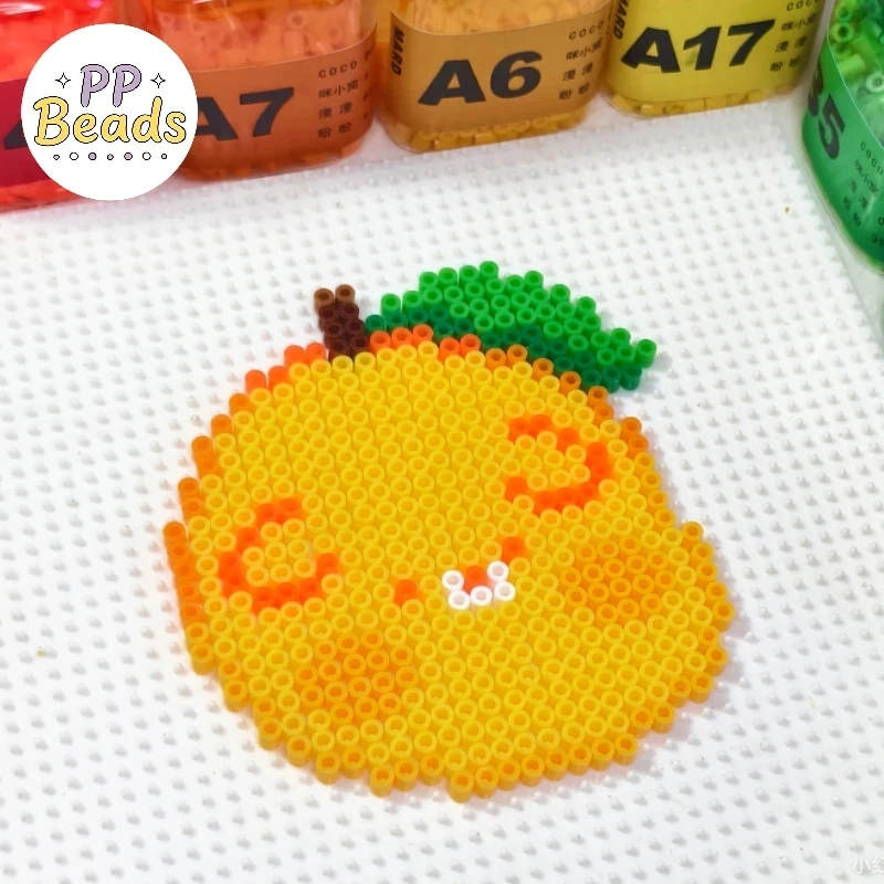 2.6mm Mini Fuse Beads Pegboard Template Hama Perler Beads Puzzle Board DIY Handmade Creative Craft Material Pack Educational Toy