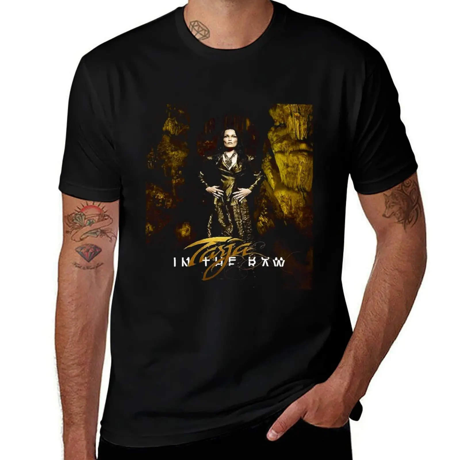 Music Vintage Retro Tarja Turunen Ex. Nightwish Raw Tour 2019 Floor Jansen Premium T-Shirt Trendy Pattern for Men T-Shirt