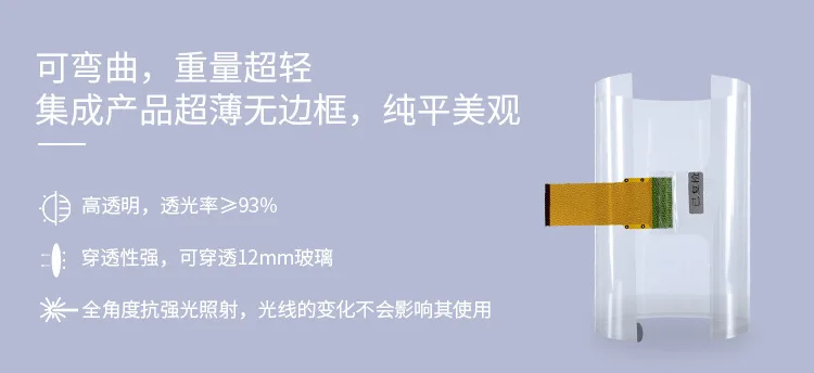 

30-Inch empty film capacitive touch film 12-point touch support Windows Android system transparent touch film