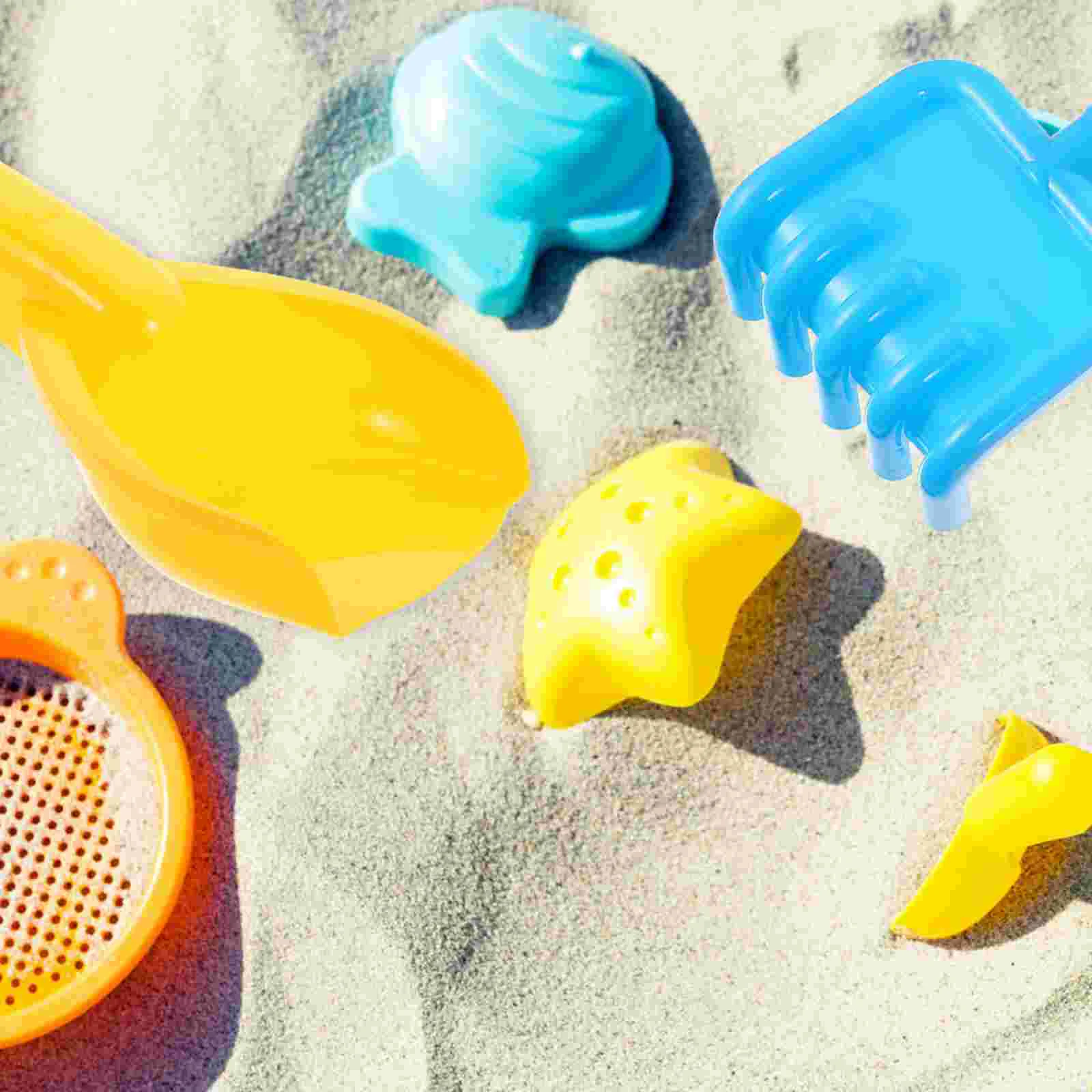 12 Stück Kinderspiel Sand Strandbälle Sandkasten Spielzeug Kleine Schaufeln für Kinder 3-10 Outdoor Kleinkind Reisen