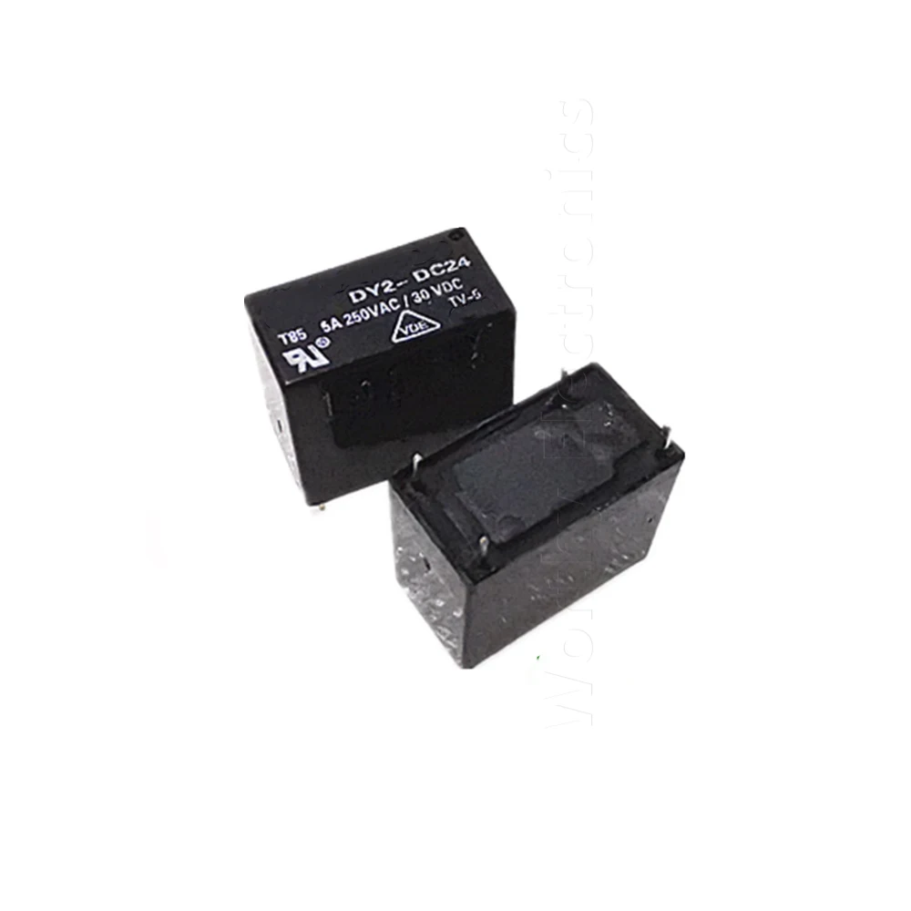 

Free shipping 10PCS/LOT DY2-DC24 24VDC 5A 4PIN Relay