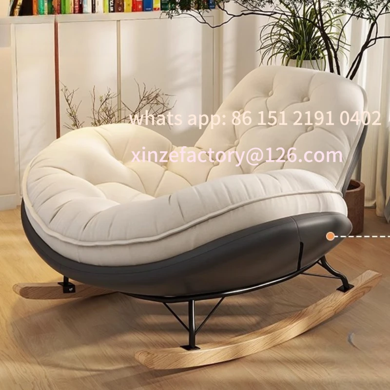 

Customizable Chaise Lounge Luxury Leisure Modern Suede Chaise Lounge Comfort Ergonomics Living Room Furniture