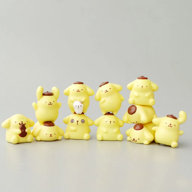 

11 шт./набор, детские фигурки Sanrio Kawaii pompurin