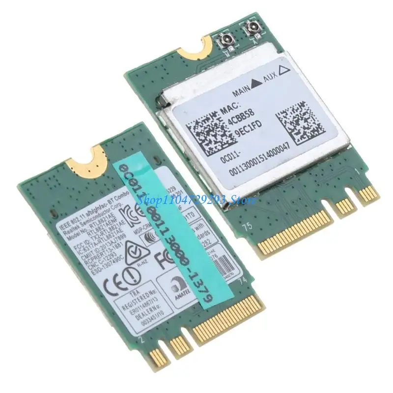 Y2GD 2.4G NGFF para M.2 WiFi Card Rtl8821ae Dual Band Wireless Card 802.11a