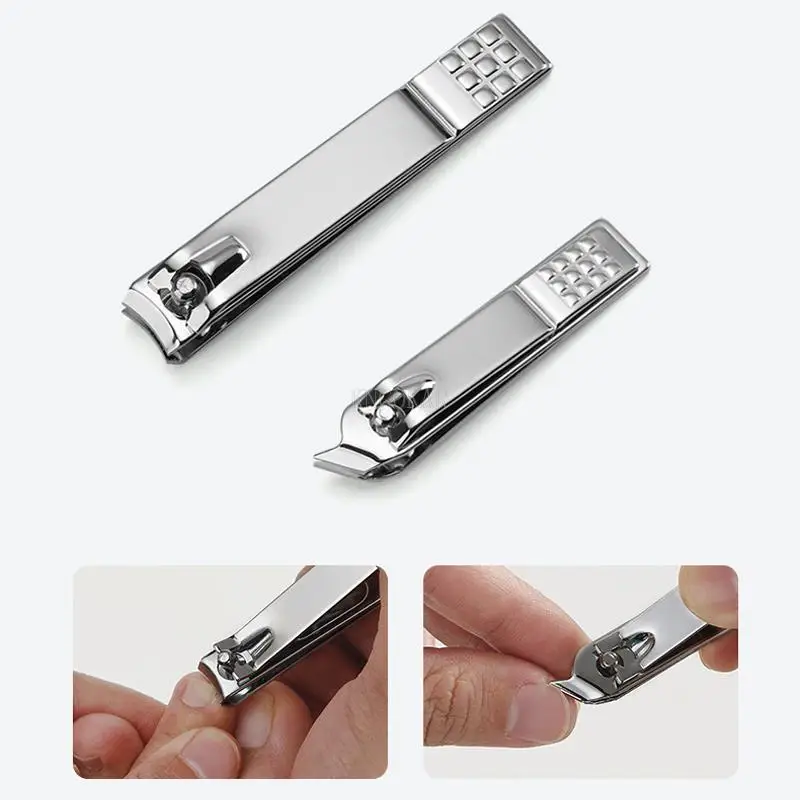 7 unids/set de acero inoxidable para el cuidado de las uñas, corrección de manicura, corrección de ranura para uñas, juego de herramientas para el hogar, portátil