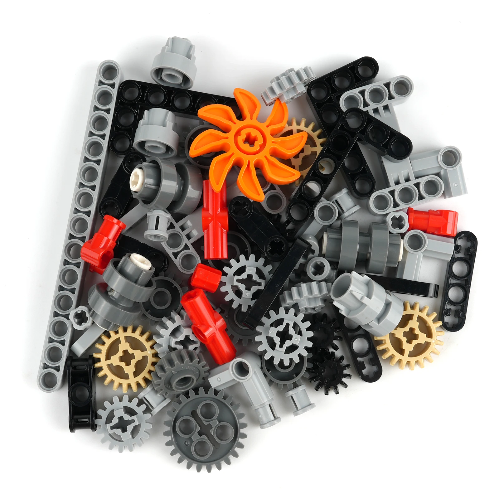 6 سرعات علبة التروس النسخة الأمريكية اللبنات MOC M صندوق بطارية المحرك تجميعها الطوب الفني الجذعية لعبة تعليمية لتقوم بها بنفسك