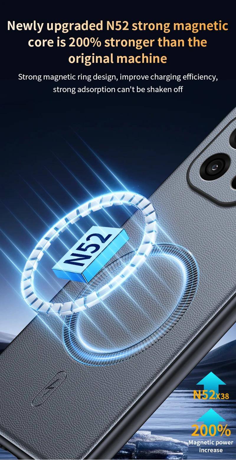 Für Oneplus 13T Hülle Magnetische Leder-Schutzhülle Hochwertige Anti-Fingerabdruck Rutschfeste PC+TPU – Detail 9