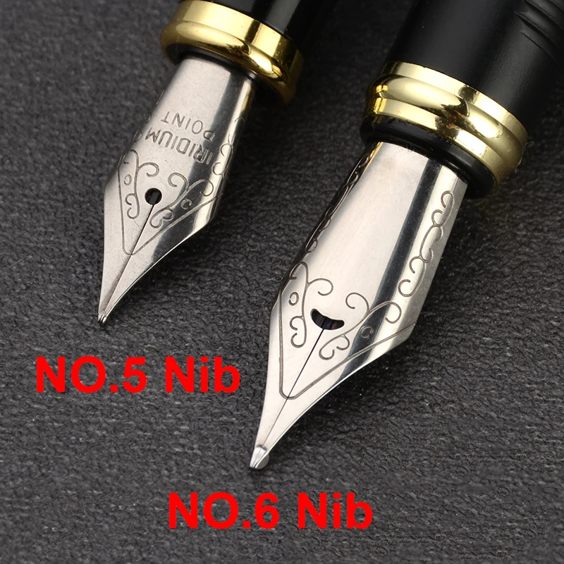 

New Creative Hand-made Grinding Rounded Polished Thick Fountain Pen 2.5MM Nib Double-layer Long Blade Nib Practice Writing Pen