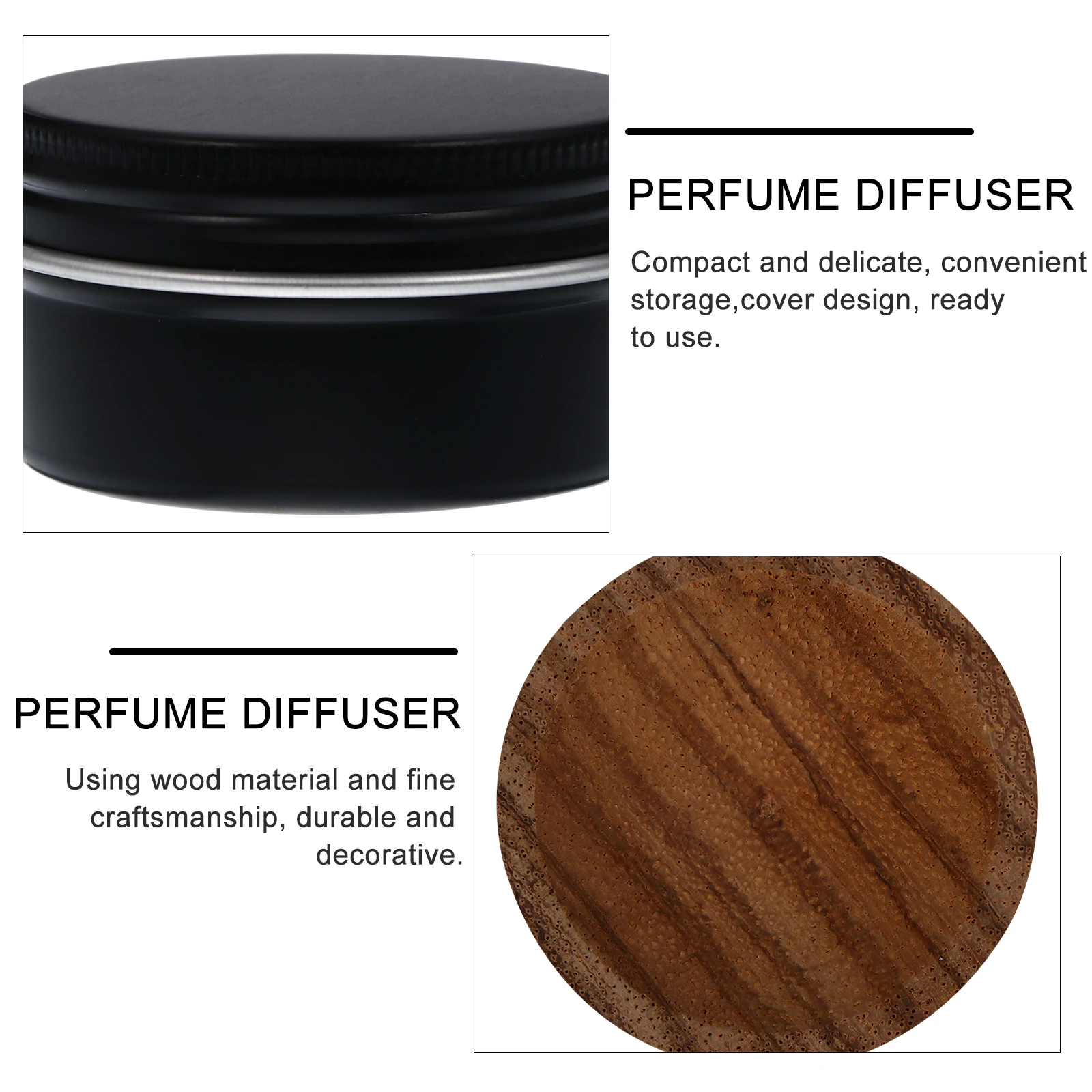 

Wooden Essential Oil Diffusers Perfume Home Fragrance Decorative Incense nament Desktop Office Car Bedroom Study