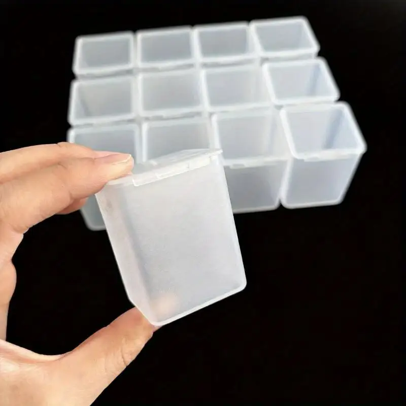 

Adjustable Plastic Storage Box For Storing Beads, Jewelry, Handicrafts, Portable Storage Box For Christmas Gifts