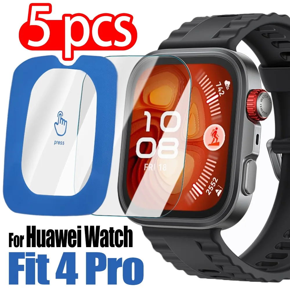 화웨이 시계 맞는 4 프로 화면 보호기에 대한 1-5PCS 강화 유리 안티 스크래치 유리 보호 위치 필름 액세서리